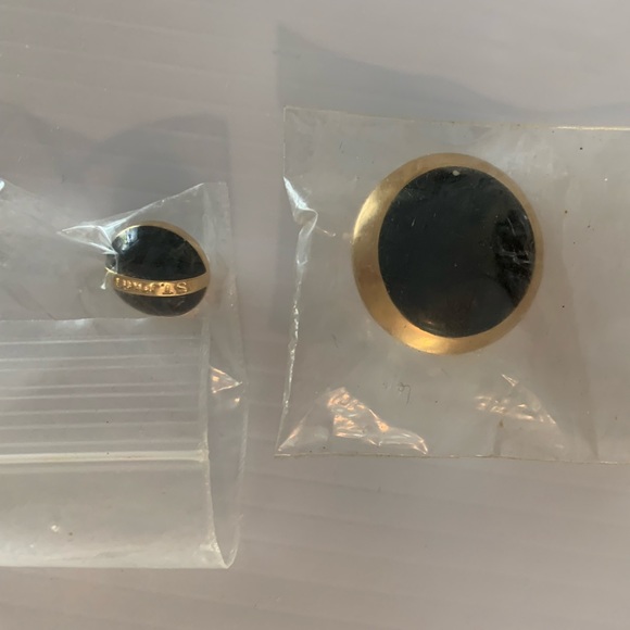 St. John | Accessories | Brand New St Johns Buttons Black With Gold ...